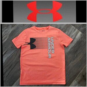 Under Armour Heat Gear Peach top Boys size Youth Medium - 8/9